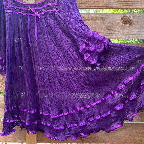 Ribbon Trim Tunic Dress - Picture 5 of 7